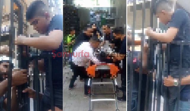 Şanlıurfa'da Korku Dolu Anlar: Demir Korkuluk Çocuğun Koluna Saplandı