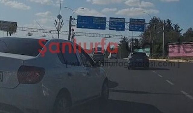 Şanlıurfa’da Trafikte Ölümle Dans: Tehlikeli Sürücü Kamerada