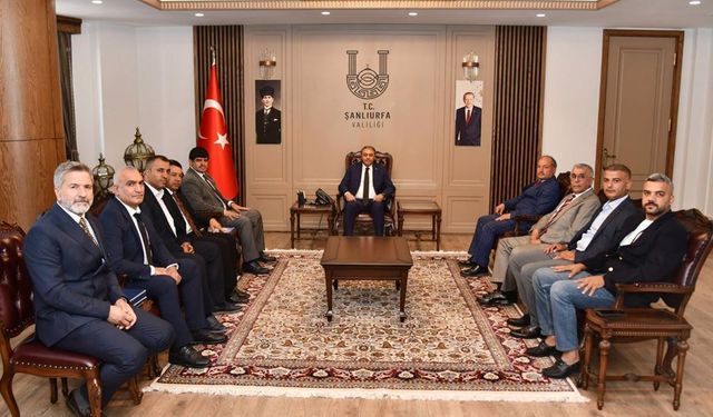 Şanlıurfa Amatör Spor Kulüpleri Federasyonundan Vali Şıldak’a ziyaret!