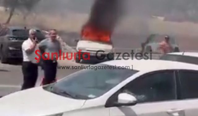 Şanlıurfa’da facianın eşiğinden dönüldü; Alevler gökyüzünü sardı!