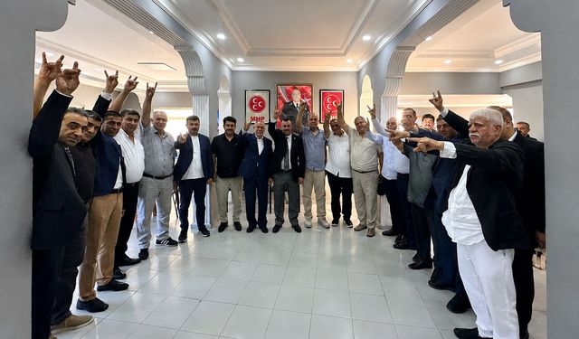 Şanlıurfa MHP İl Başkanı Osman Mutlu, Geçmiş Dönem Ülkü Ocakları Başkanlarıyla Buluştu