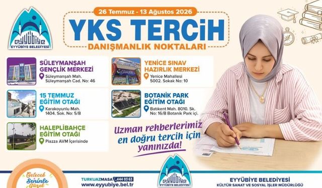 Şanlıurfa'da o belediyeden YKS tercih döneminde ücretsiz danışmanlık desteği