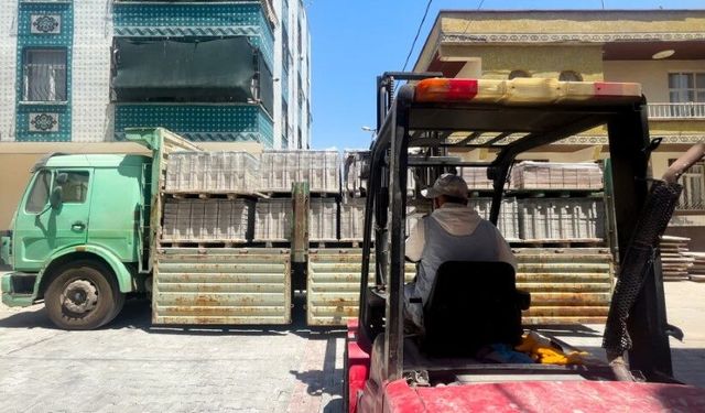 Eyyübiye Belediyesi Doğal Gaz Kazıları Sonrası Üstyapı Çalışmalarını Sürdürüyor