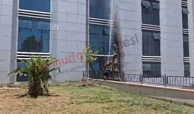 Harran Üniversitesi Tıp Fakültesi Hastanesi'nin Nöroloji Bölümünde Yangın