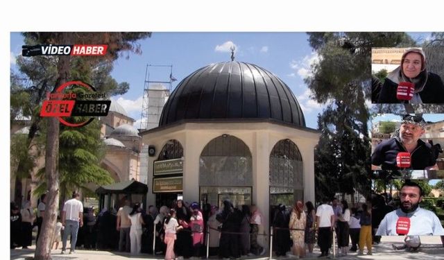 Eyyüp Peygamber Sabır Makamı ziyaretçilerin akınına uğruyor