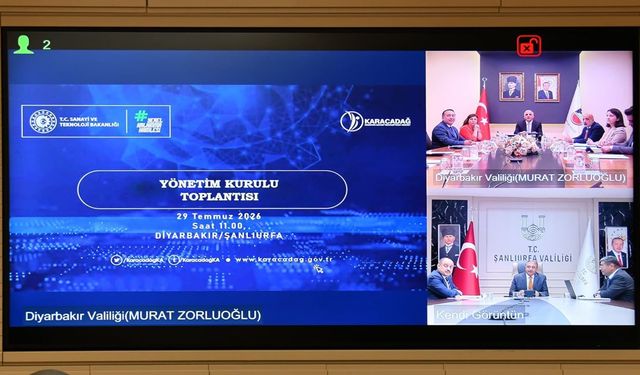 Şanlıurfa ve Diyarbakır Vali Şıldak başkanlığında aynı masada buluştu!