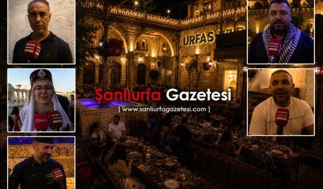 Şanlıurfa Sıra Geceleri Turistlerin Yeni Gözdesi Oldu