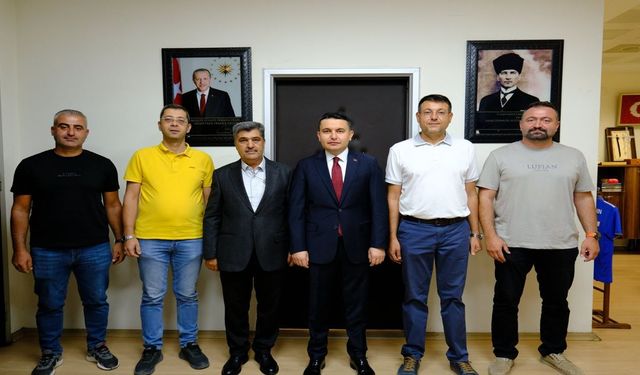 Birecik Kaymakamı Osman Şahin'e Hayırlı Olsun Ziyareti