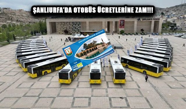 Şanlıurfa'da toplu taşımaya yeni dönem: Otobüs ücretleri ne kadar oldu? Şanlıurfa'da zamlı dönem ne zaman başayacak?