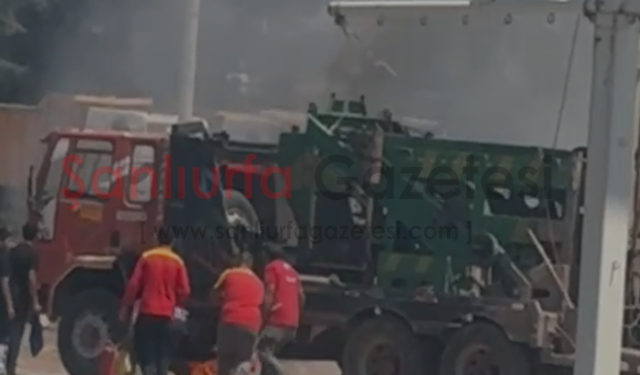 Şanlıurfa’da Korkutan Anlar! Park Halindeki Araç Bir Anda Alevlere Teslim Oldu