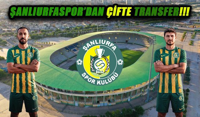 Şanlıurfaspor'a SB Ankaraspor’dan Çifte Transfer!