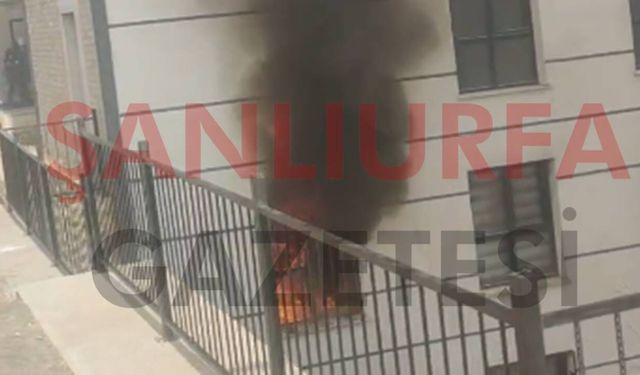Şanlıurfa TOKİ konutlarında yangın paniği: 4 Yaralı, 8 kişi yangında mahsur kaldı!