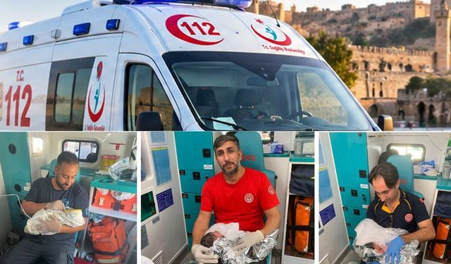 Şanlıurfa'da hastaneye yetişemeyen annelerin imdadına 112 ekipleri yetişti: Viranşehir ve Ceylanpınar'da film gibi anlar