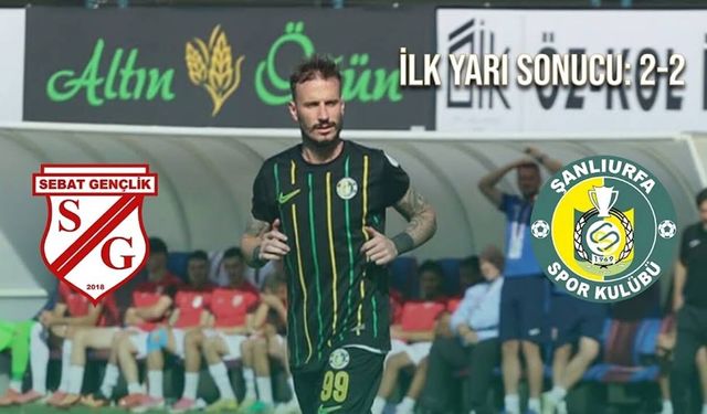 Trabzon’da Gol Düellosu! Şanlıurfaspor Maçında İlk Yarı 2-2 Bitti