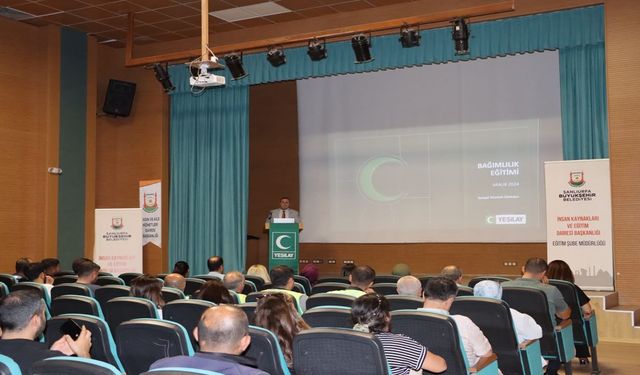 Şanlıurfa Yeşilay'ından Büyükşehir Belediyesi için eğitim