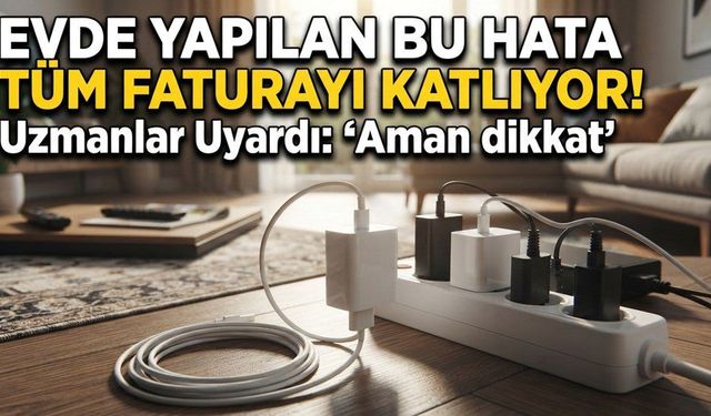 Evde Yapılan Bu Hata Tüm Faturayı Katlıyor! Uzmanlar Uyardı: 'Aman dikkat'