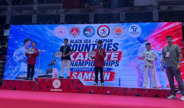 Şanlıurfalı sporcular 12 madalya ile  Karadeniz Hazar Ülkeleri Karate Şampiyonası’nda tarih yazdı