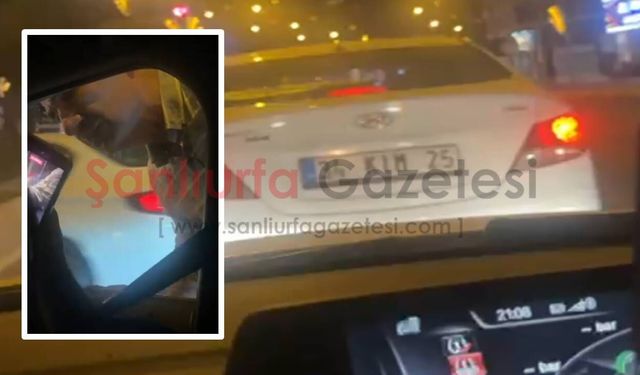 Şanlıurfa otoyolunda panik anları: Avukat, polisi de sınırı da tanımadı!