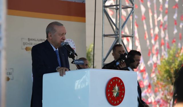 Cumhurbaşkanı Recep Tayyip Erdoğan resti Şanlıurfa'dan çekti: "Aramıza girebilecek yok"