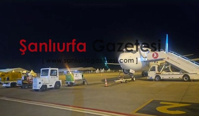 Şanlıurfa Gazetesi, GAP Havalimanı'ndan anlık olarak operasyonu bildiriyor!
