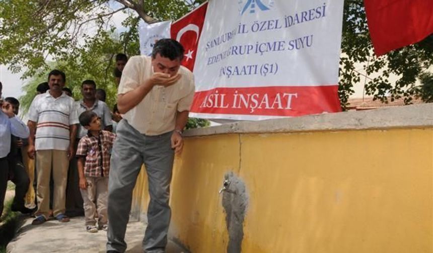 Edene Grubu İçme Suyu Projesinden köylere su