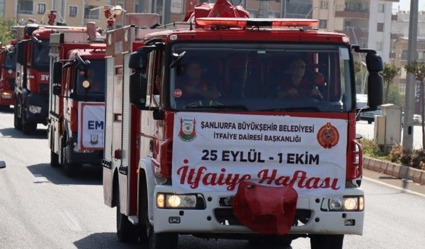 Şanlıurfa Büyükşehir ateşe karşı cesaret gösteren itfaiyecilerin gününü unutmadı