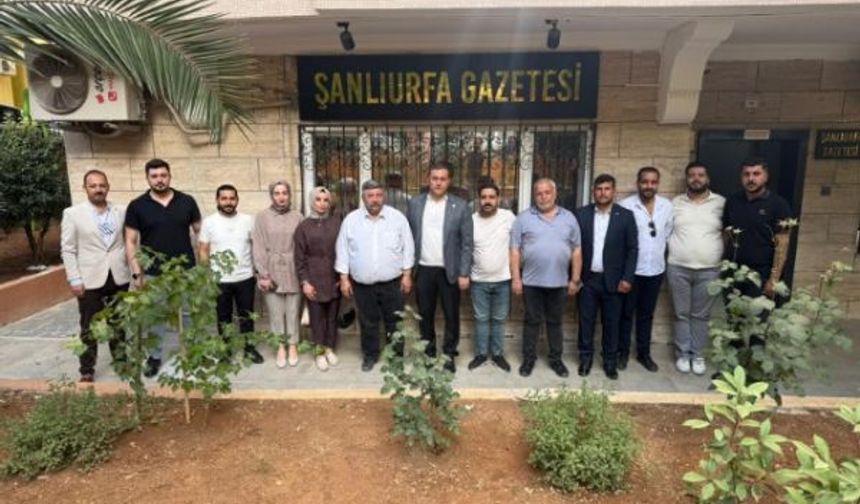 Anahtar Parti’den Şanlıurfa Gazeteciler Derneği’ne Ziyaret