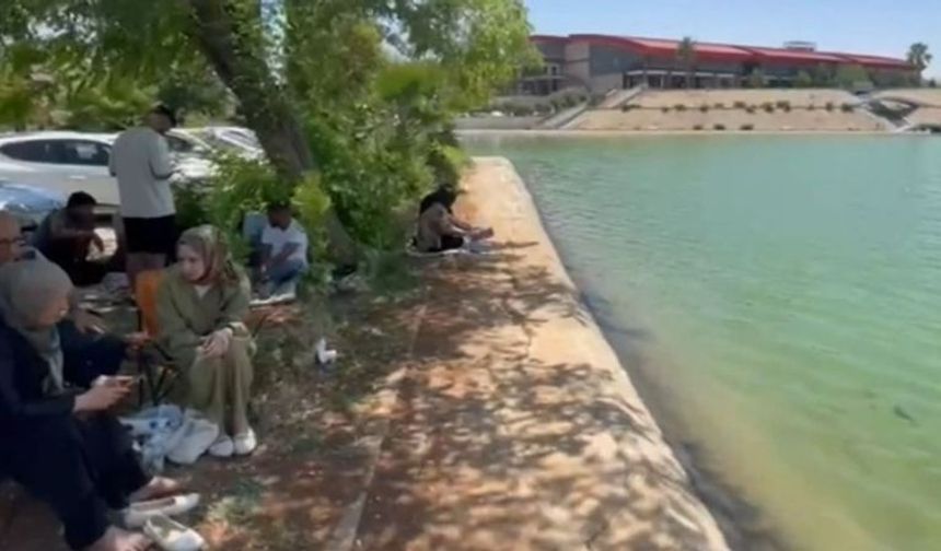 Şanlıurfa’da sıcaklık 43 dereceyi aştı: Vatandaşlar gölgeliklere sığındı