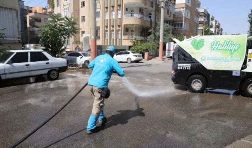Şanlıurfa Haliliye Belediyesi’nden 83 Araçla Temizlik Seferberliği