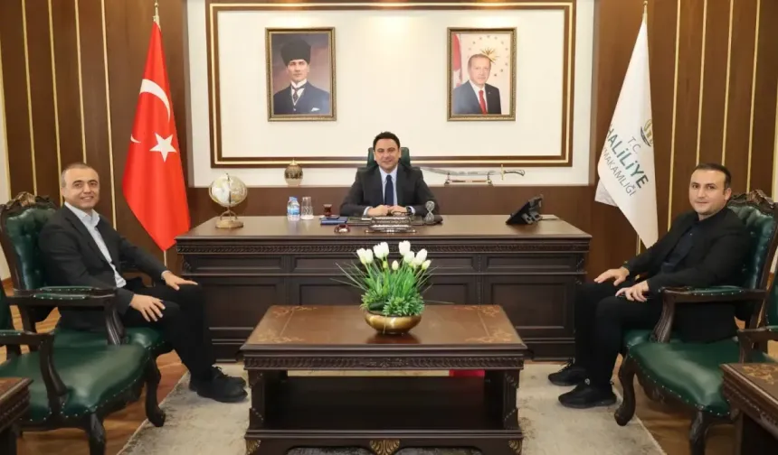 Türkiye İş Bankası Yetkilileri Kaymakam Şahin’i Ziyaret Etti