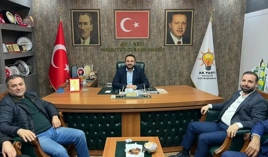 AK Parti Teşkilatı Ceylanpınar’da İlçe Başkanını Ziyaret Etti