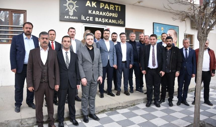 AK Parti Karaköprü İlçe Başkanlığı’na Ziyaret