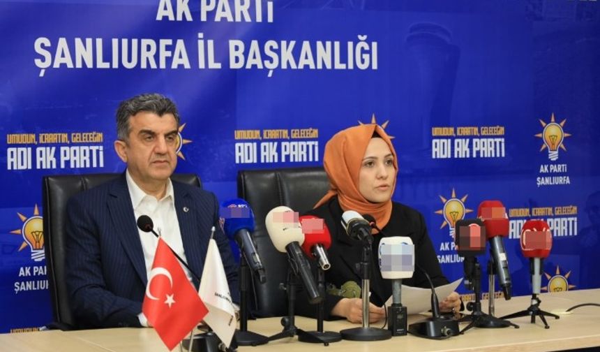 AK Parti Şanlıurfa İl Başkanlığı’ndan 8 Mart Dünya Kadınlar Günü Açıklaması