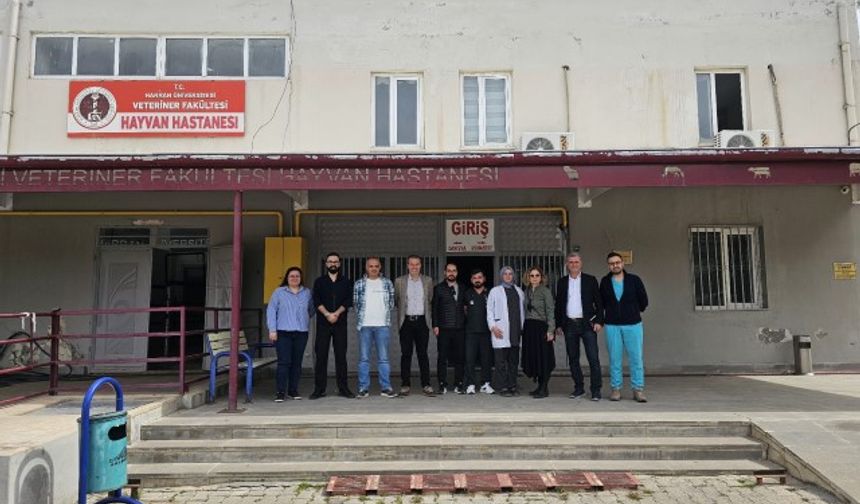 Harran Üniversitesi Veteriner Fakültesi Dekanı Hayvan Hastanesi'nde İncelemelerde Bulundu