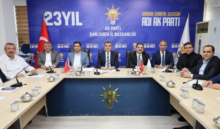 AK Parti Şanlıurfa'da Mayıs Ayı Olağan Grup Toplantısı Yapıldı