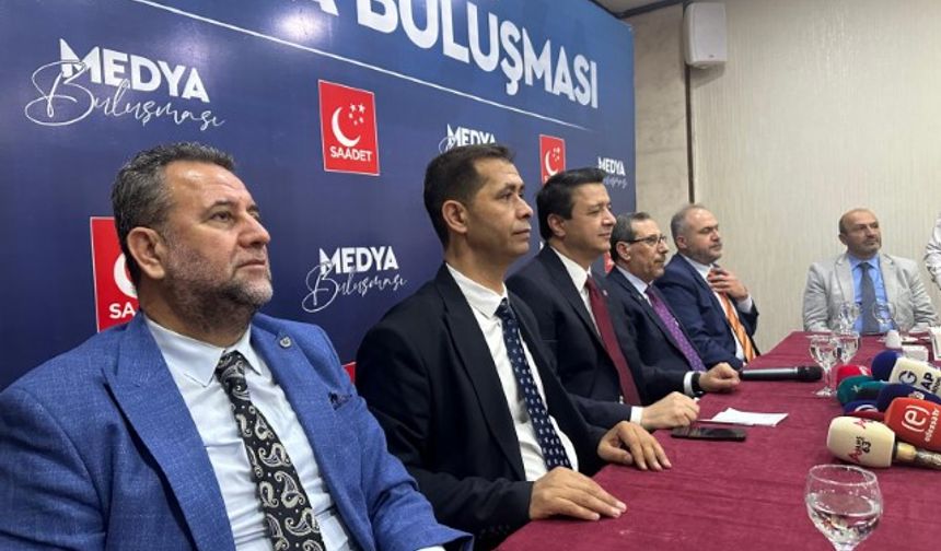 Saadet Partisi Lideri Arıkan Şanlıurfa'da konuştu. Çözüm Sürecine Şeffaflık Talebi