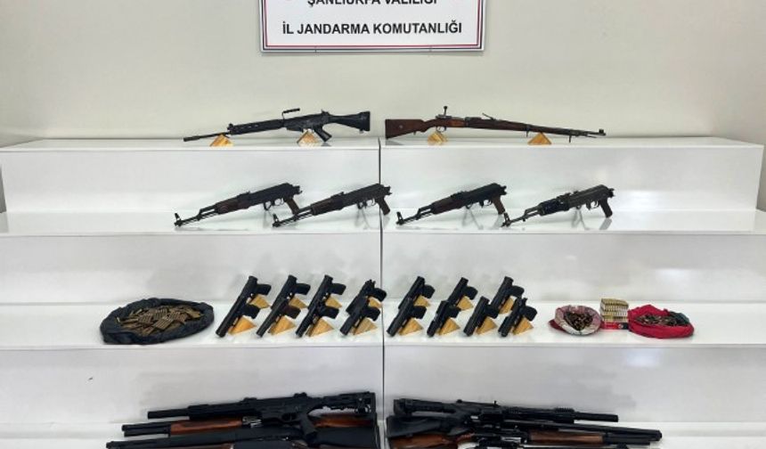 Şanlıurfa Jandarma’dan Ruhsatsız Silah Operasyonu!