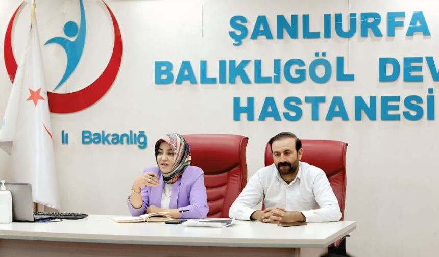 Şanlıurfa Balıklıgöl Devlet Hastanesi’nde Güvenlik Personeline Bilgilendirme Toplantısı