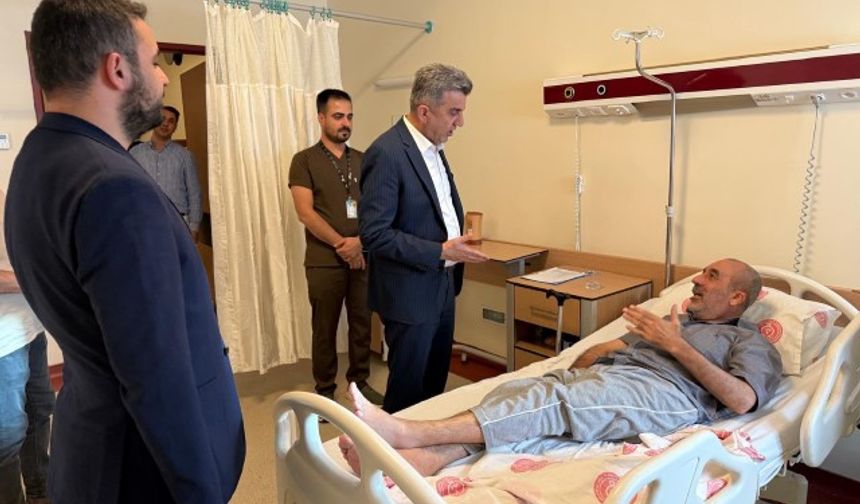 Şanlıurfa İl Başkanı’ndan Hastalara Geçmiş Olsun Mesajı
