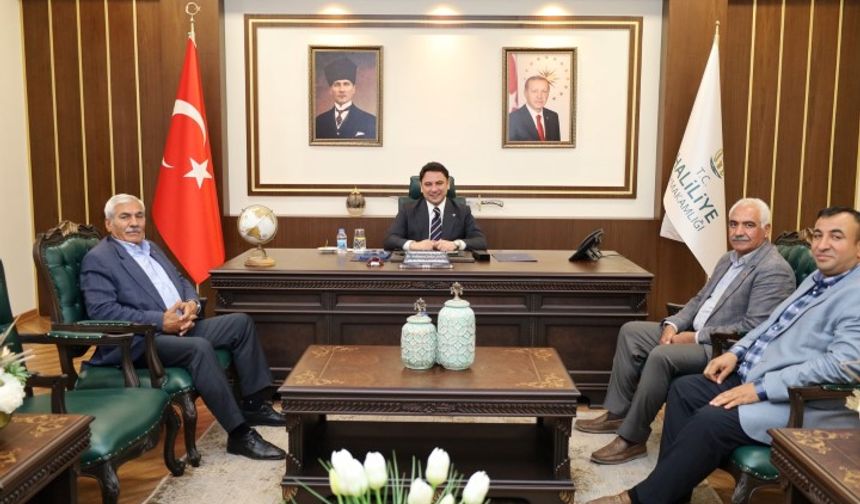 AK Parti Eski İlçe Başkanı, Haliliye Kaymakamı ile Bir Araya Geldi