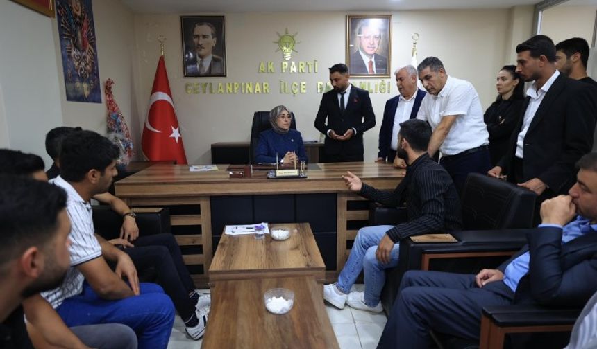 Milletvekili Cevahir Asuman Yazmacı, Ceylanpınar Gençliğiyle Buluştu