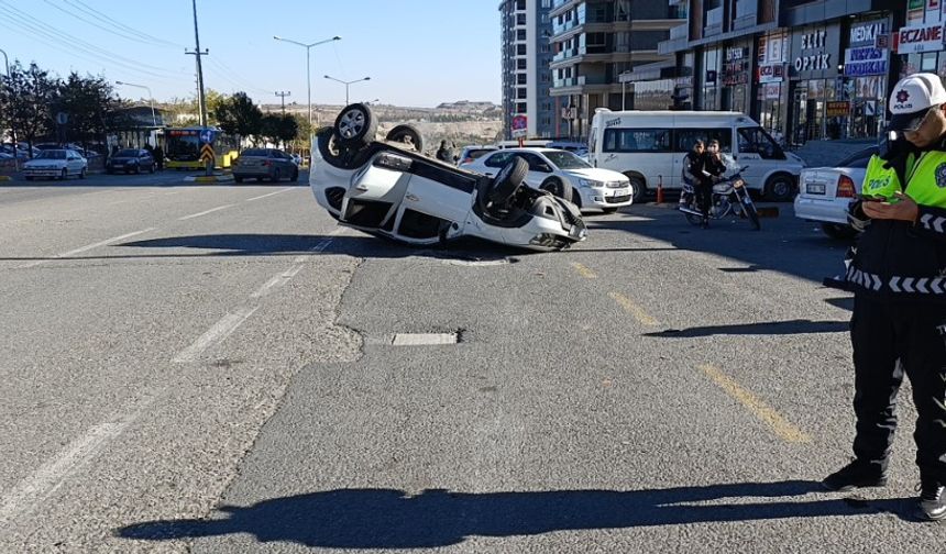 Şanlıurfa Haliliye’de Korkutan Kaza!