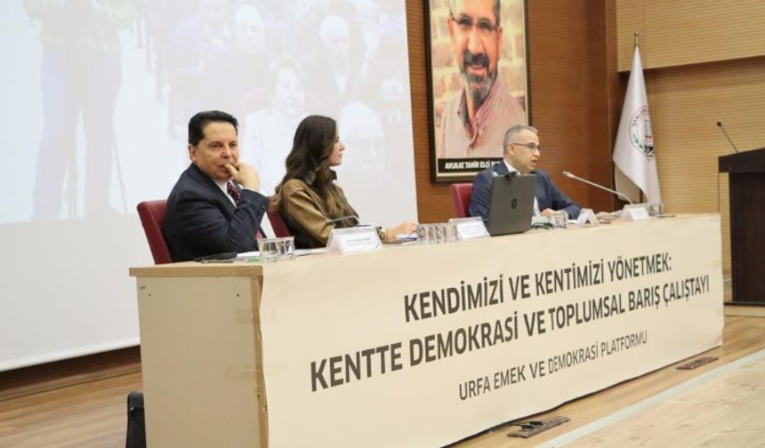 Urfa Emek ve Demokrasi Platformu’ndan Demokrasi ve Barış Çalıştayı