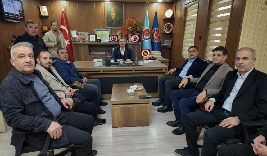 CHP Şanlıurfa İl Başkanı Karadağ’dan TES-İŞ Sendikası’na Hayırlı Olsun Ziyareti!