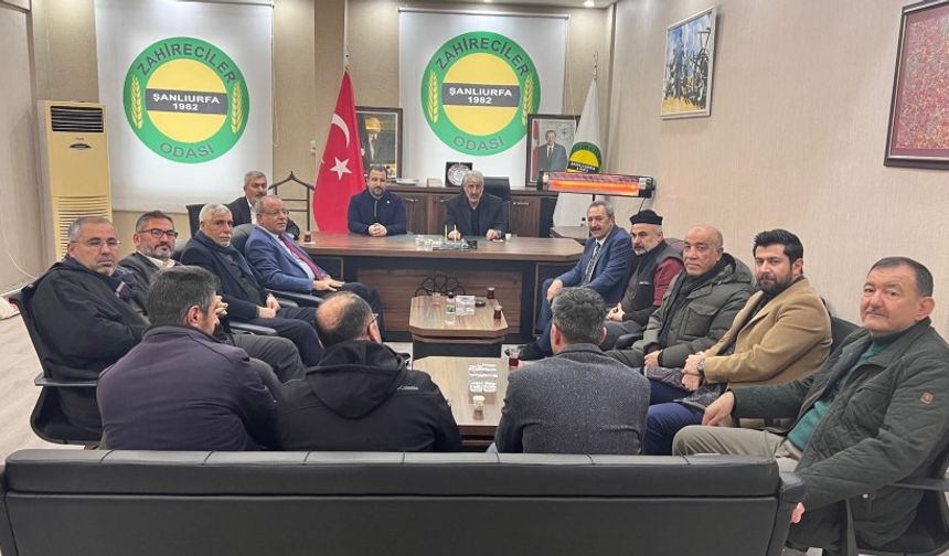 Şanlıurfa Ticaret Borsası’ndan Zahireciler Odası’na hayırlı olsun ziyareti