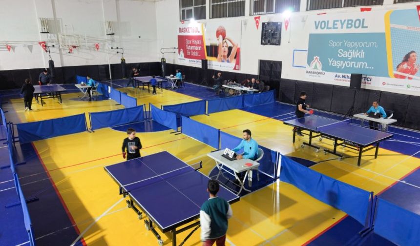 Şanlıurfa Karaköprü’de Masa Tenisi Heyecanı Başladı!