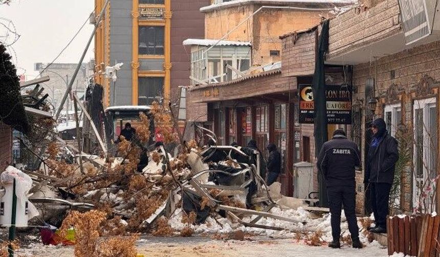 Şanlıurfa Suruç’ta Sanat Sokağında Korkutan Çökme!