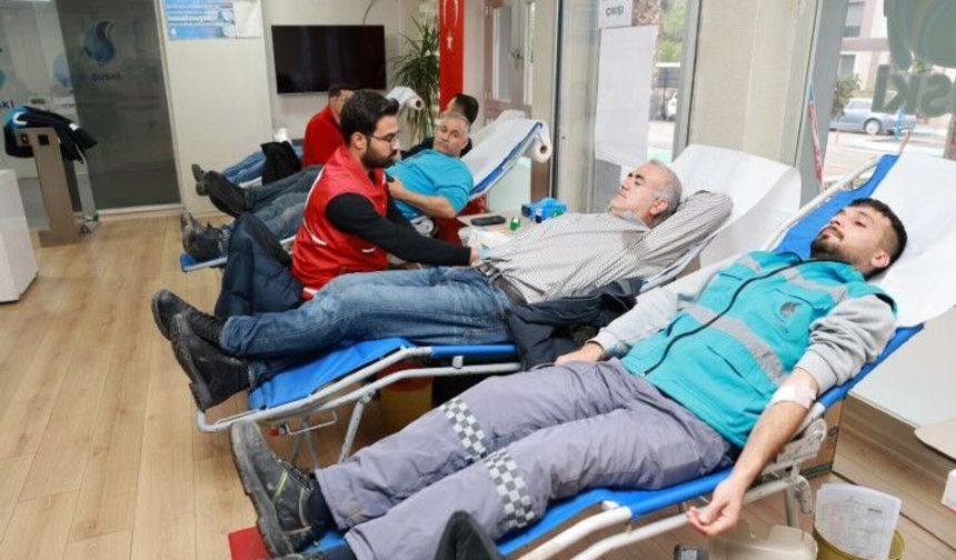 Şanlıurfa’da ŞUSKİ Personelinden Kan Bağışına Büyük Destek!