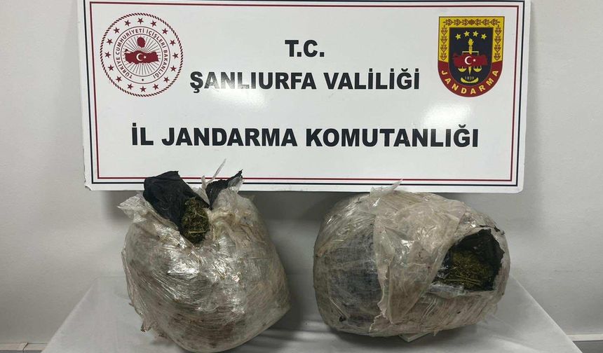 Şanlıurfa’da Jandarmadan Uyuşturucu Operasyonu!
