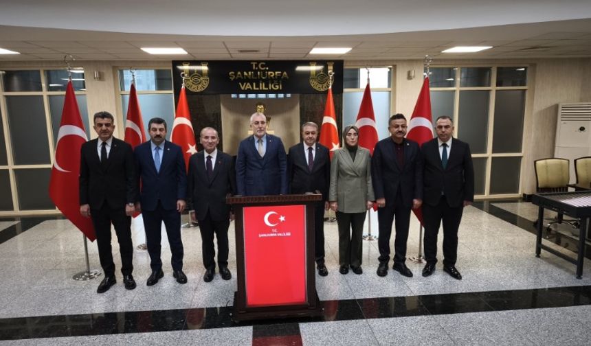 Çalışma Ve Sosyal Güvenlik Bakanı Vedat Işıkhan Şanlıurfa’da